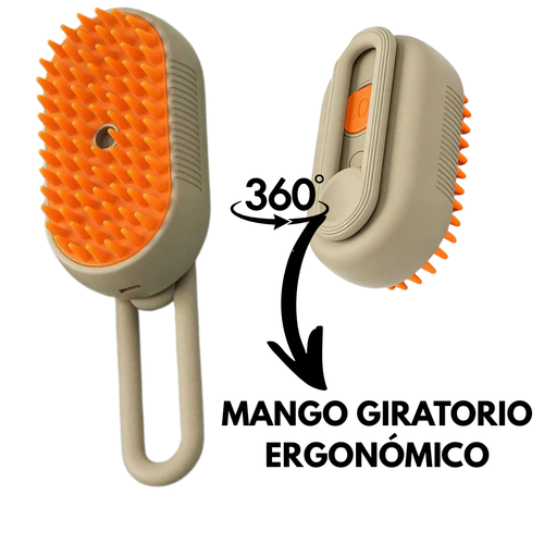 Cepillo Profesional para Mascotas con Sistema de Limpieza Automática 3 em 1