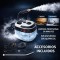 Limpiador a vapor presurizado de alta temperatura portátil